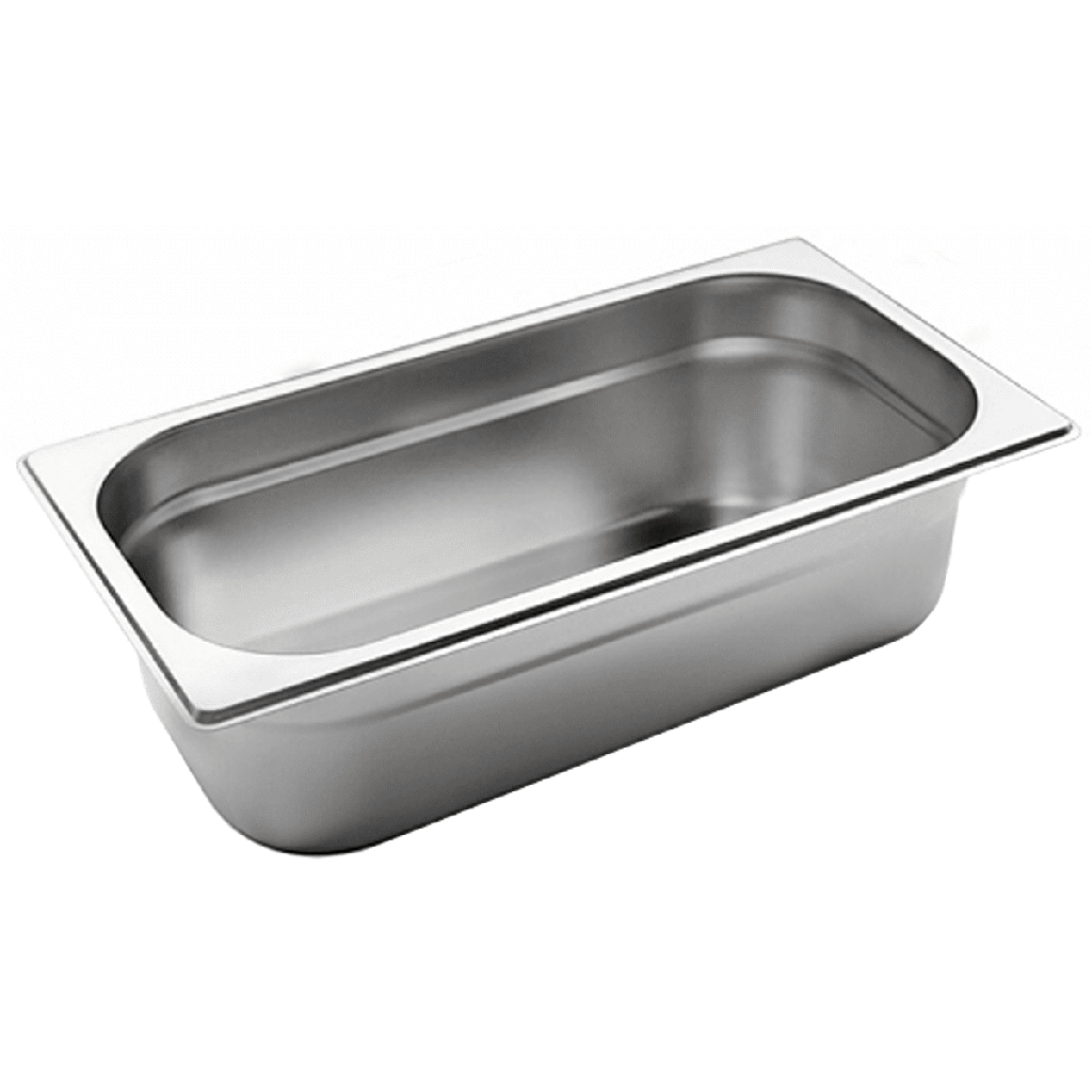 Juego De 2 Recipientes De Acero Inoxidable Con Tapa - 32.5x17.5x6.5 Cm, Ideales Para Buffet, Catering O Uso Doméstico